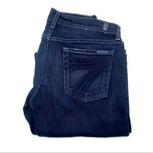 7 For All Mankind Jeans - 7 for all Mankind Dojo Flare Leg Jeans, Size 29 7 For All Mankind Jeans - 7 for all Mankind Dojo Flare Leg Jeans, Size 29